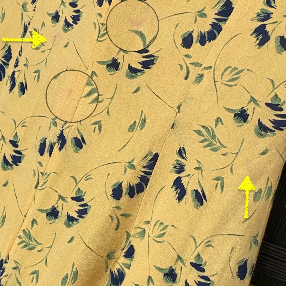 Tristan & Iseut I 90s I Floral Sleeveless Mini Sheath Dress I FLAWED - Picture 16 of 16